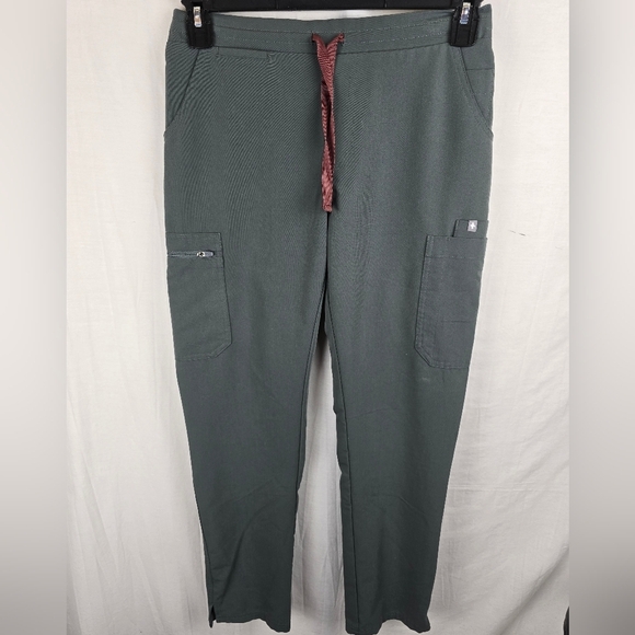 FIGS Technical Collection Women's Green Scrub Pants Sz S - Picture 2 of 8